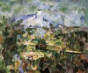 Paul Cezanne La Montagne Sainte-Victoire vue des Lauves oil painting on canvas
